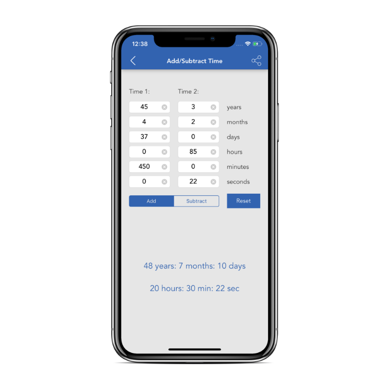 Date & Time Calculator (9 in 1) — Thomas Tsopanakis Apps